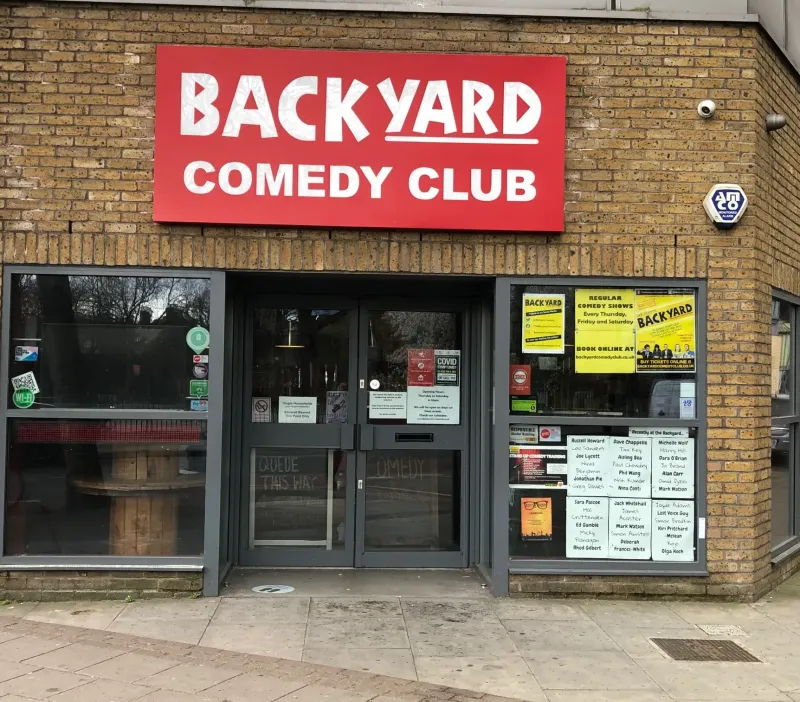 Backyard Comedy Club in Bethnal Green, East London
