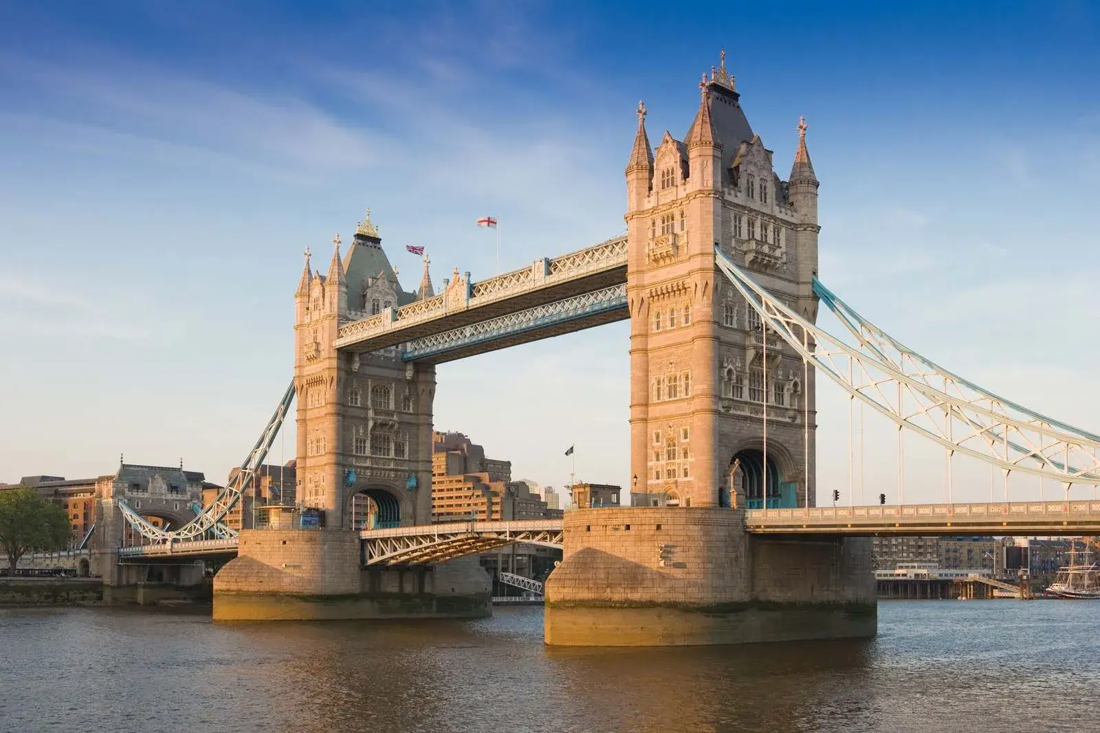 Tower Bridge over the River Thames in London