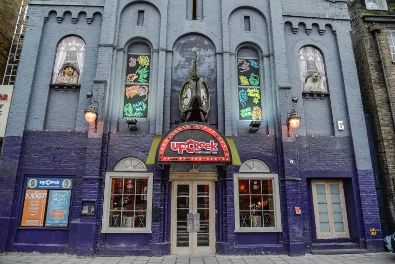 Up The Creek comedy club in Greenwich, London