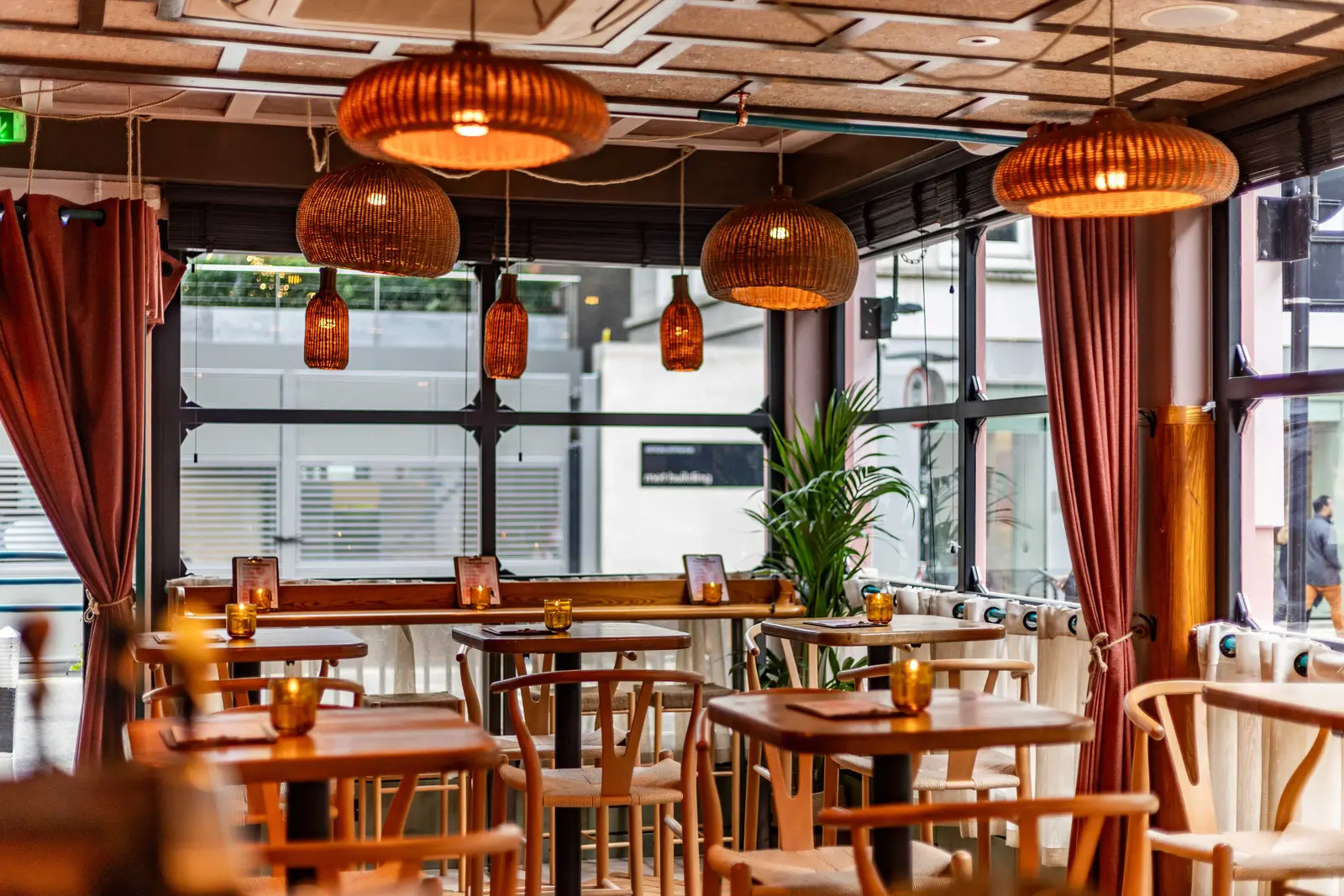 Cocktails and dining at The Royal Cocktail Exchange, one of JK Comedy Club's partner restaurants