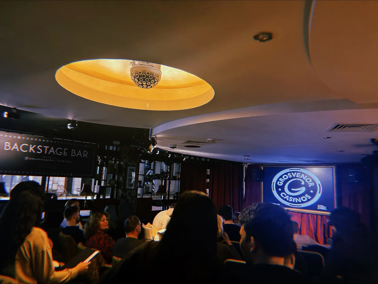 Live audience at JK Comedy Club London