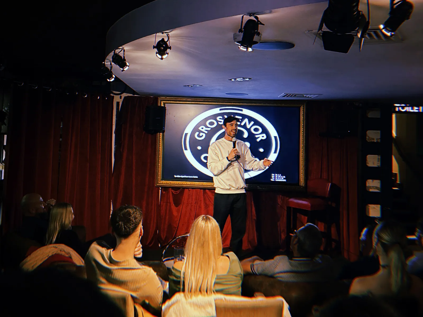 Stage at JK Comedy Club Leicester Square